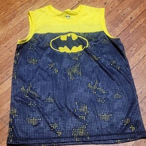 Batman Yellow and Black Kids Tank Top